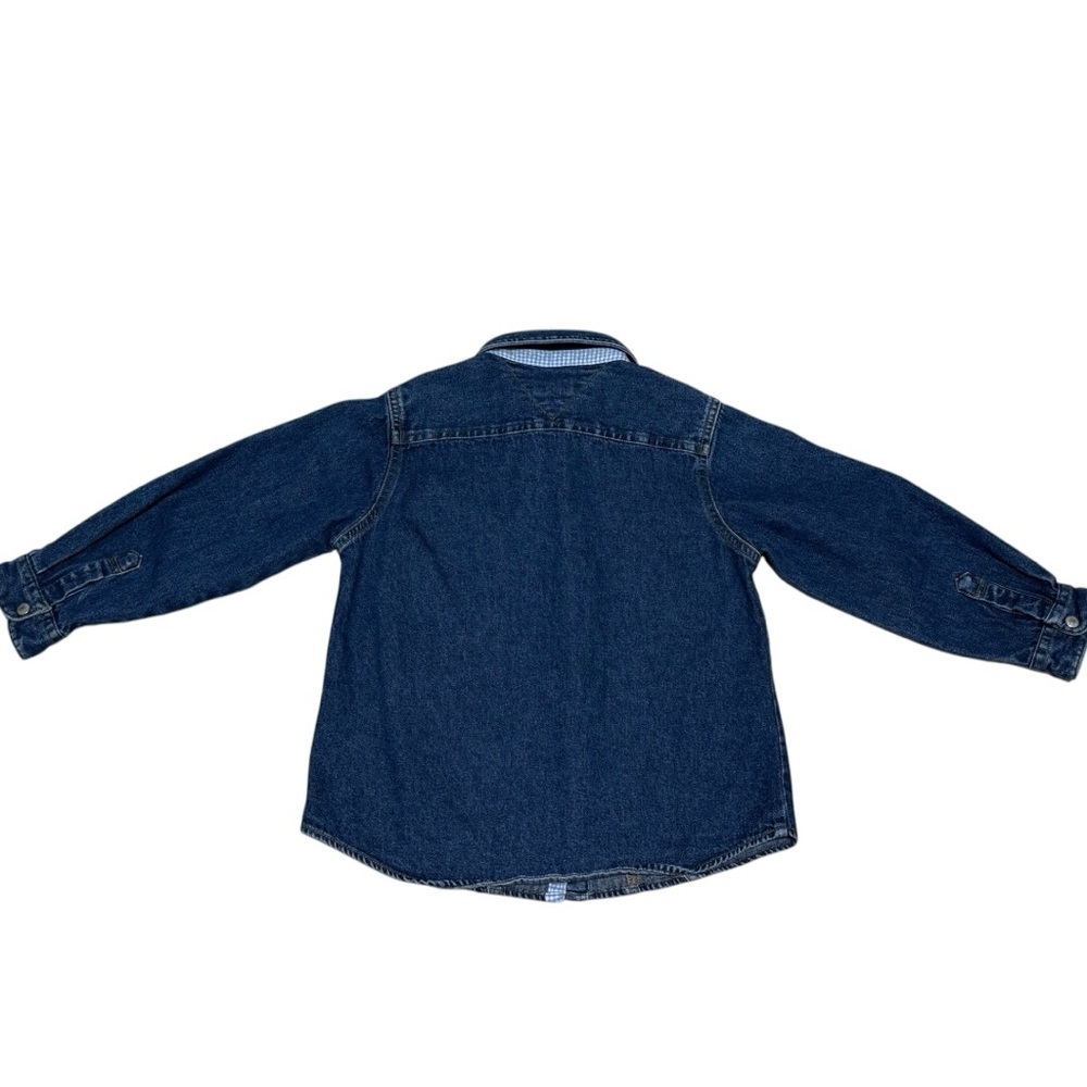Tommy Hilfiger Girls Blue Jean Denim‎ Long Sleeves Size 5 - Picture 2 of 6